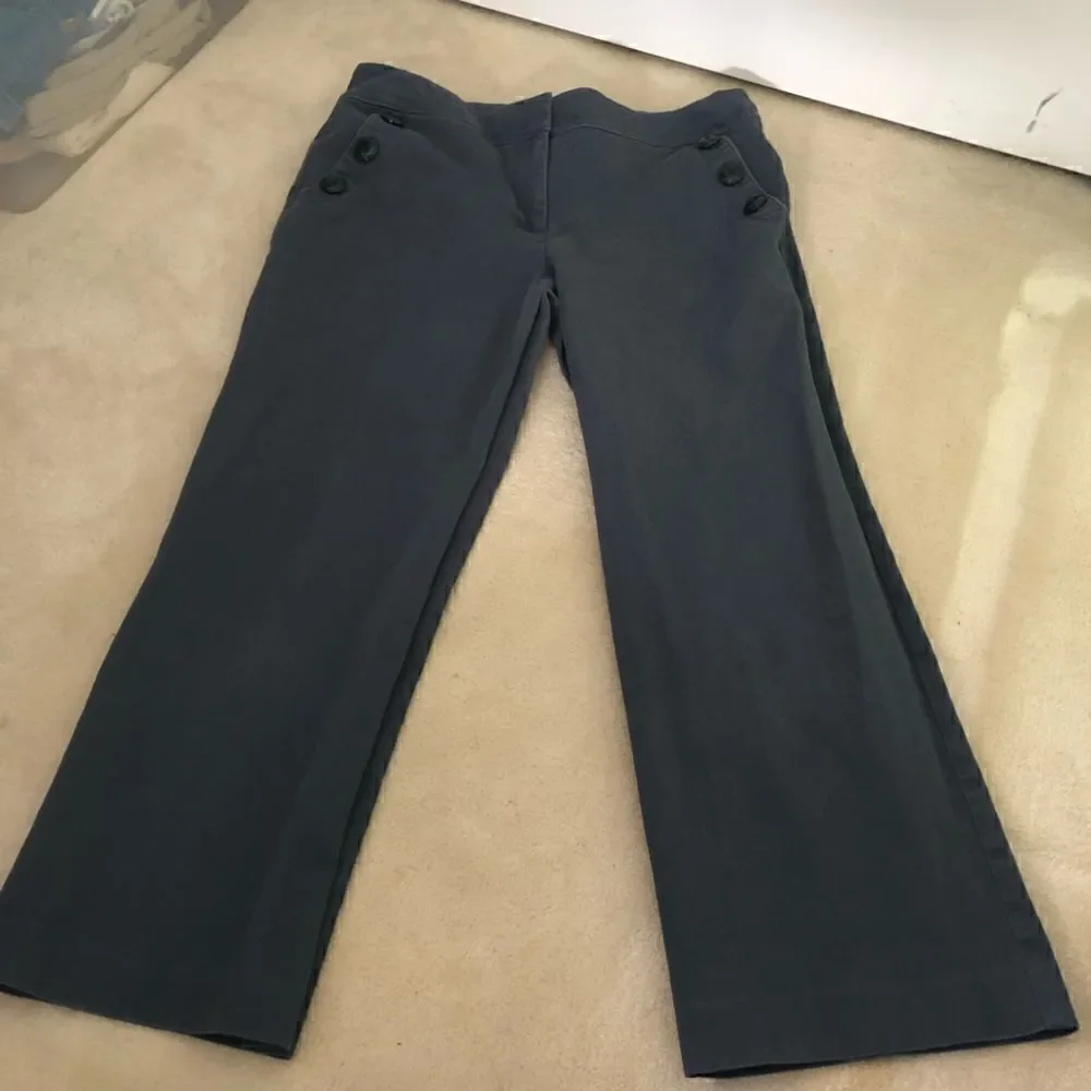LOFT Sailor Style Cropped Pants - Picture 1 of 10